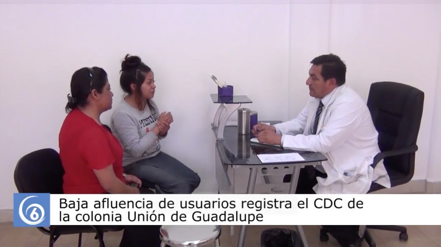 Baja afluencia de usuarios registra el CDC de la Col. Unión de Guadalupe