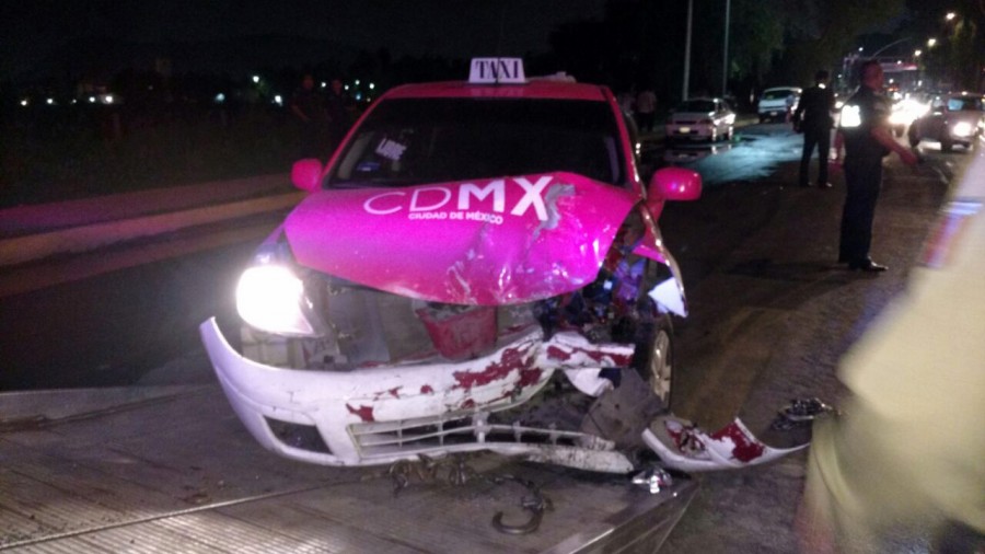 Accidente en la carretera México - Cuautla deja tres personas lesionadas