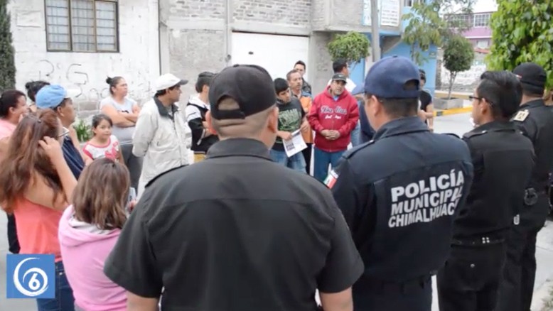 Policía Municipal  de Chimalhuacán amplía círculos de seguridad 