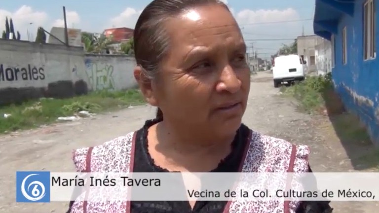 Continúan sin pavimentación calles de la colonia Culturas de México en el municipio de Chalco