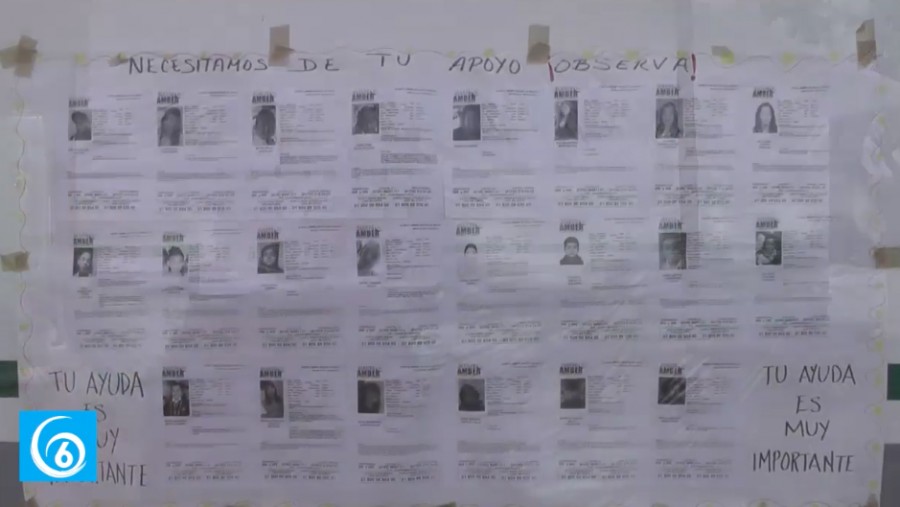 La primaria Calmecac cuenta con un periódico mural de Alerta Amber al igual que el DIF