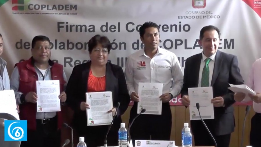 Se firma convenio de colaboración de Coplaem con la Región III Chimalhuacán 