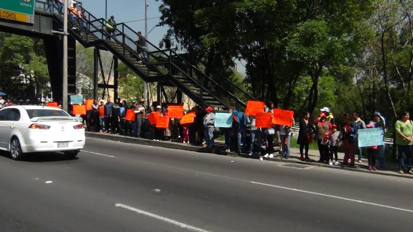 Movimiento Antorchista, realizó manifestación pacifica en la Secretaría de Hacienda en la CDMX
