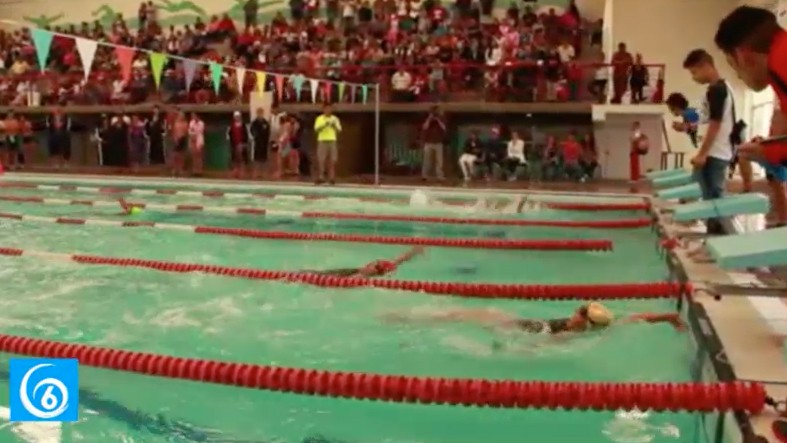 Se realizó el 2º torneo de natación en el Deportivo el Tepalcate en Chimalhuacán