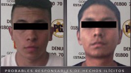 Inician proceso legal contra dos presuntos asaltantes en Ixtapaluca