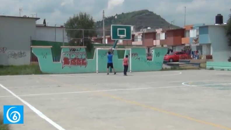Vandalismo en áreas recreativas del fraccionamiento Álamos, Chalco