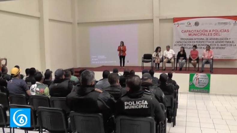 Inicia curso de capacitación para policías de Chicoloapan