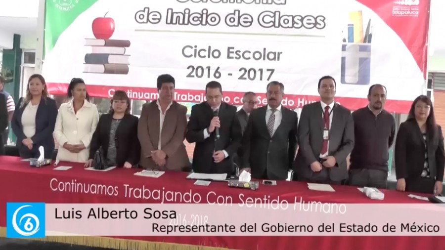 Inauguración del ciclo escolar 2016-2017 en la primaria Niños Héroes