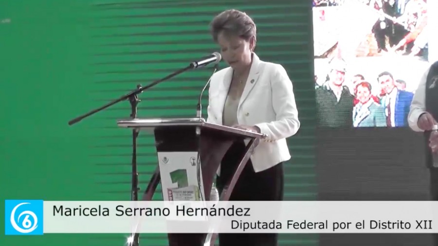 La diputada Maricela Serrano Hernández, rinde su primer informe de actividades