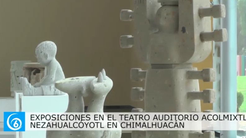 Se presentan dos exposiciones de esculturas en el Auditorio Nezahualcóyotl