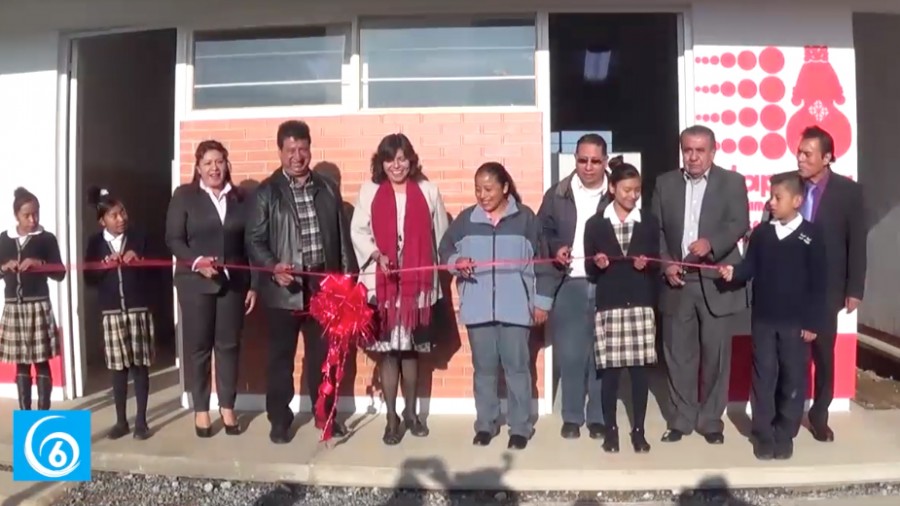 Inauguran módulo sanitario en la primaria Cuauhtémoc de Pueblo Nuevo Coatepec