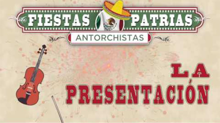 Candidatas para el certamen señorita Fiestas Patrias Antorchistas en Ixtapaluca