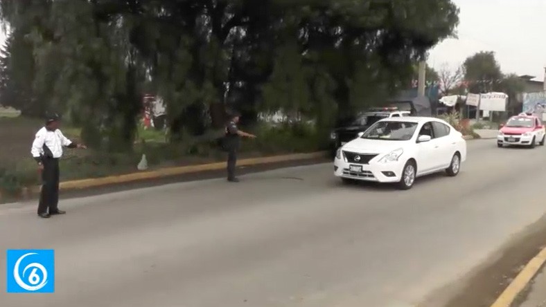 Policía de Ixtapaluca continúa realizando el operativo filtro