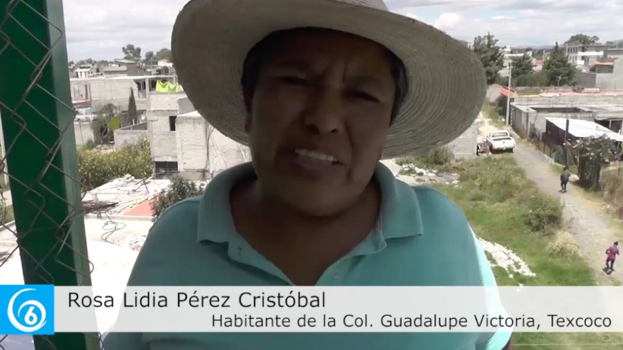 Edil de Texcoco niega permiso para la introducción de drenaje en la colonia Guadalupe Victoria