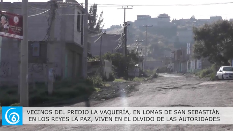 Habitantes de predio La Vaquería en Los Reyes La Paz viven en el olvido de las autoridades
