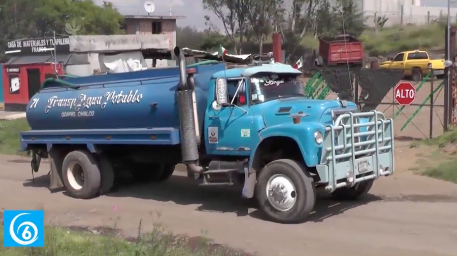 Acusan a ejidatarios de Santa María Xoloapan, Chalco, de lucrar con el servicio de agua