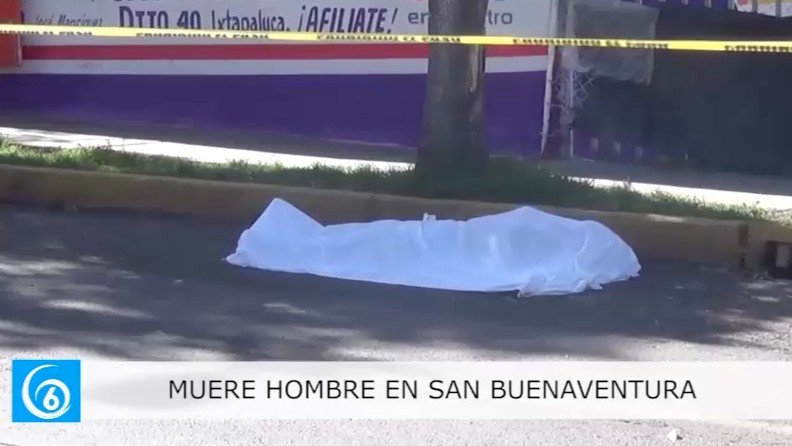 Persona muere de un infarto en San Buenaventura