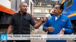 Reportaje en los talleres del metro La Paz