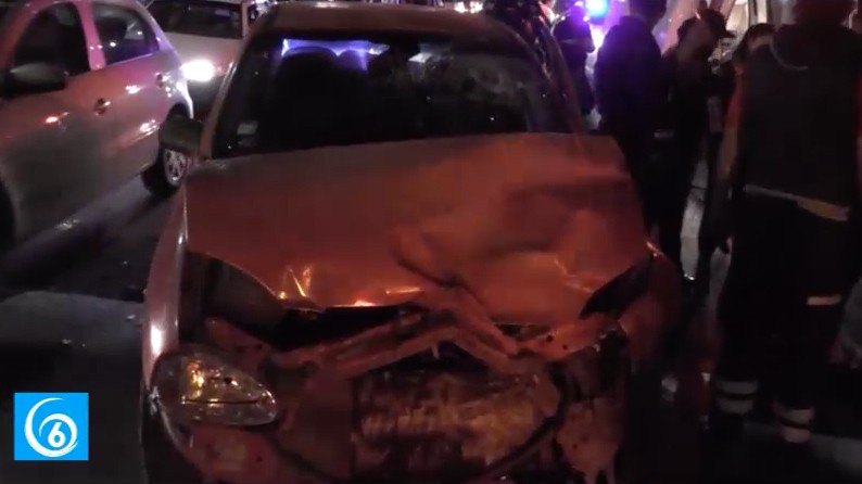 Choque en la avenida Cuauhtémoc el pasado jueves