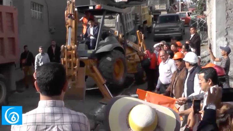 El Gobierno de Ixtapaluca da inicio a la repavimentación de la calle Paulino Cabrera en Loma Bonita