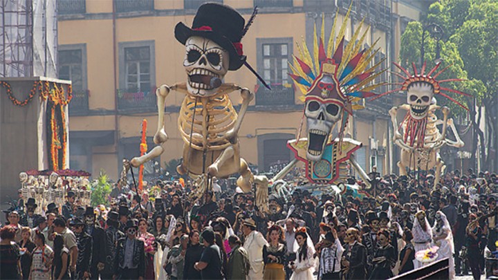 Desfile del Día de Muertos en la Ciudad de México