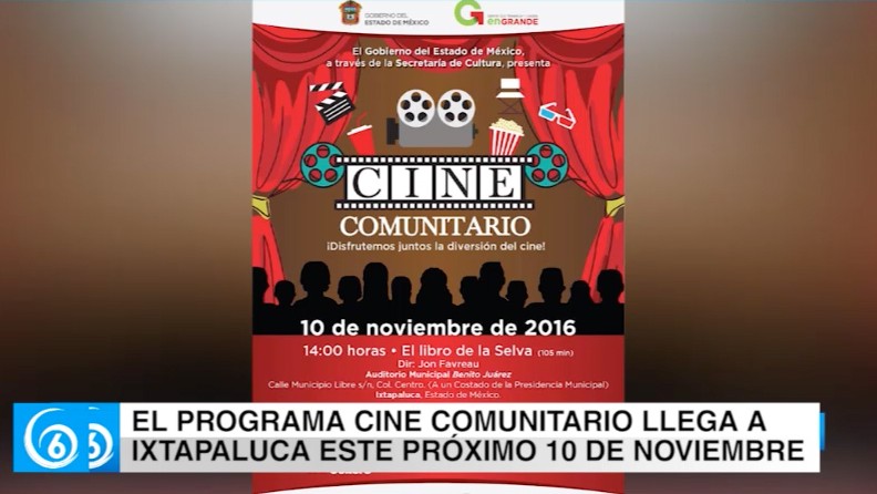 Llega el cine comunitario a Ixtapaluca