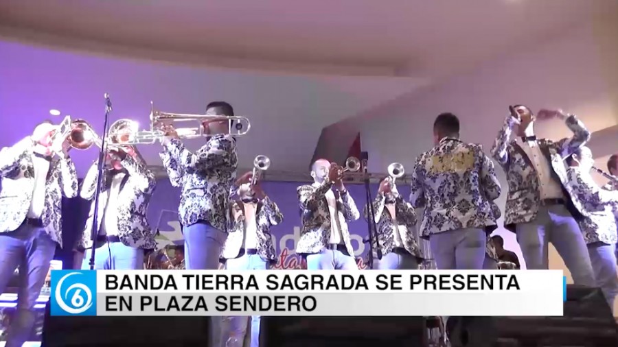Banda Tierra Sagrada se presentó en Plaza Sendero Ixtapaluca