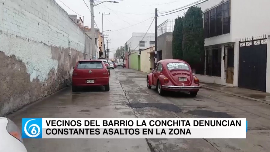 Vecinos del Barrio La Conchita en Chalco, denuncian constantes asaltos en la zona