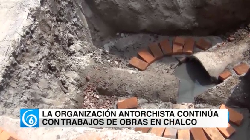 Se inician obras en Chalco, gracias a la gestión de la Organización de Antorcha