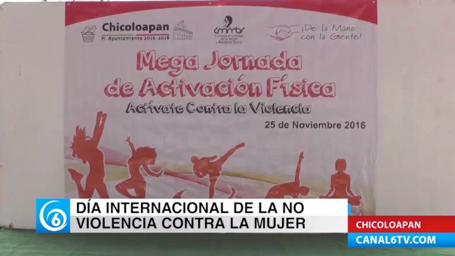 Se conmemoró el Día Internacional contra la violencia hacia las mujeres en Chicoloapan