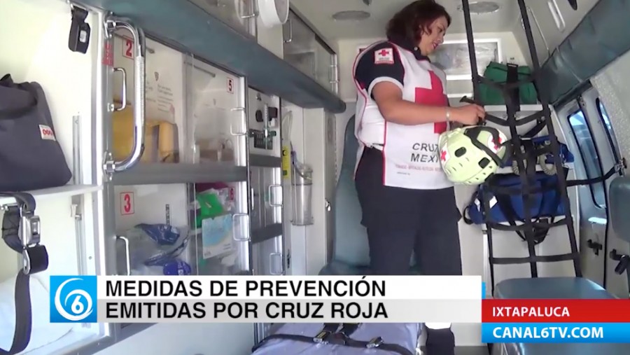 La Cruz Roja Ixtapaluca emite medidas de prevención por temporada invernal