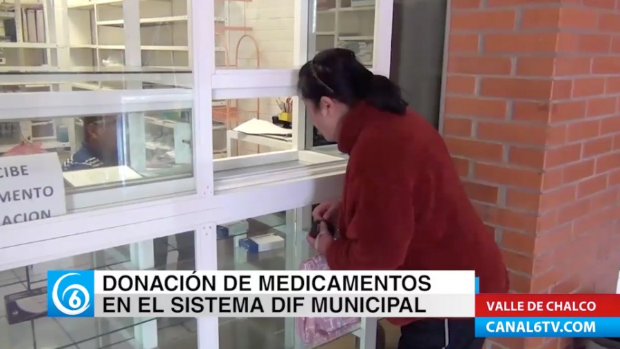 DIF de Valle de Chalco hace la invitación para que las personas donen medicamentos