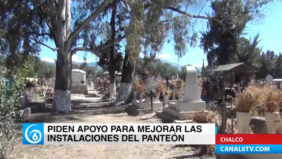 Habitantes de San Marcos Huixtoco piden mejoras al panteón local