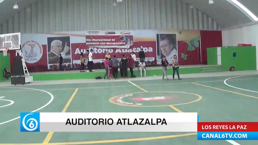 Auditorio Atlazalpa de Los Reyes, brinda actividades culturales y deportivas gratuitas