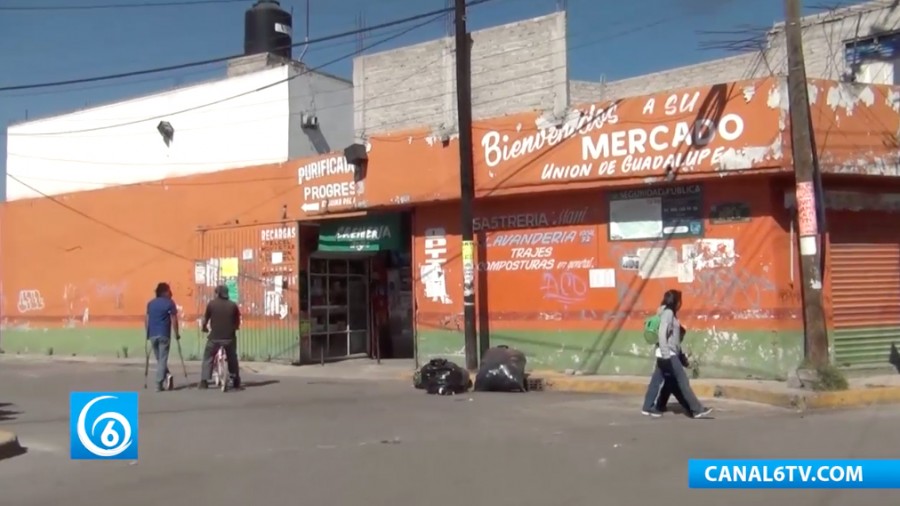 Locatarios del mercado Unión de Guadalupe en Chalco recibirán vales del gobierno