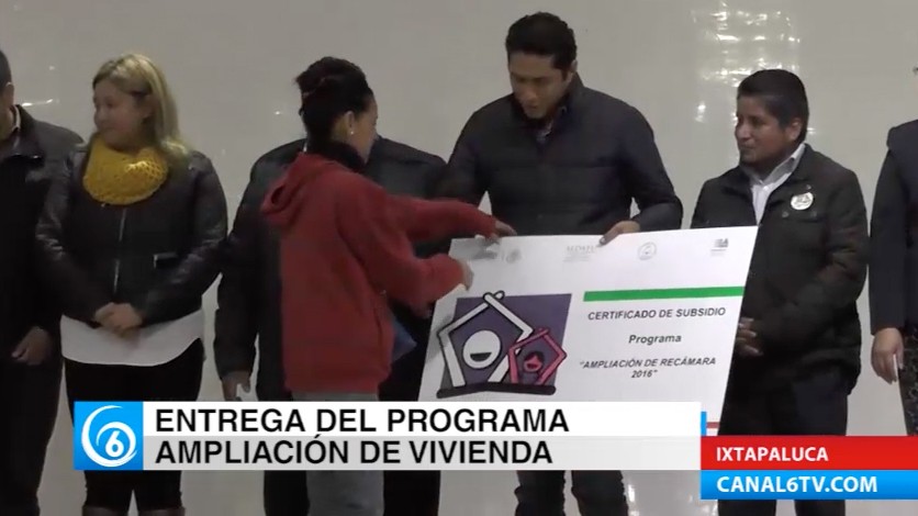 Se entregaron apoyos para ampliar vivienda en Ixtapaluca