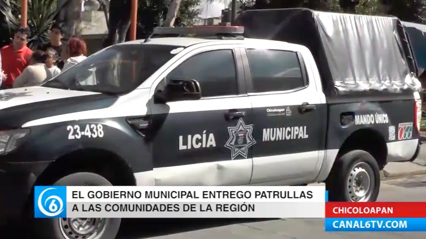 El Gobierno Municipal de Chicoloapan entregó patrullas a las comunidades de la región