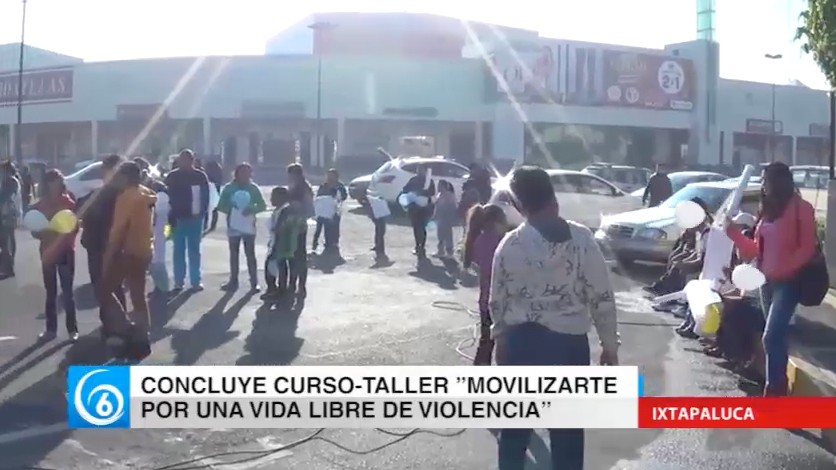 Concluye curso-taller Movilizarte por una vida libre de violencia