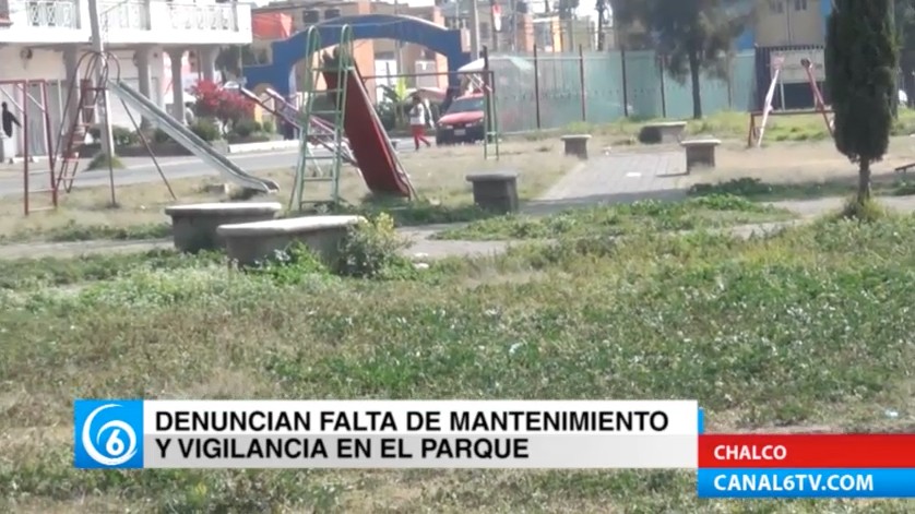 Falta de mantenimiento y vigilancia en parque Unidad de Los Volcanes