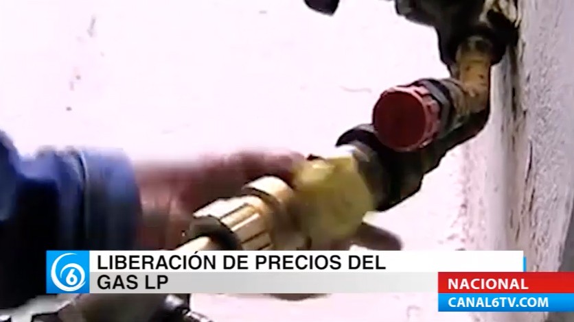 Liberación en el precio del gas LP