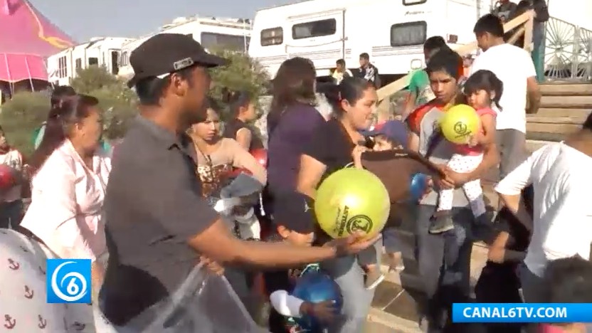 Diputación local de Los Reyes La Paz realizó festejó a niños