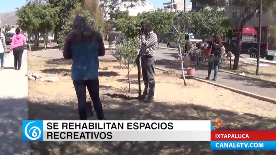Rehabilitación de espacios recreativos en la colonia Valle de Los Reyes en Los Reyes La Paz