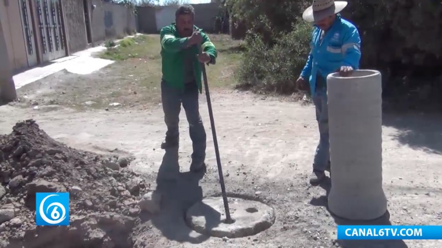 Inicio de introducción de drenaje en la colonia Humberto Vidal en Chalco