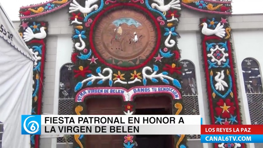 Fiesta patronal en Honor a la virgen de Belem en Los Reyes La Paz