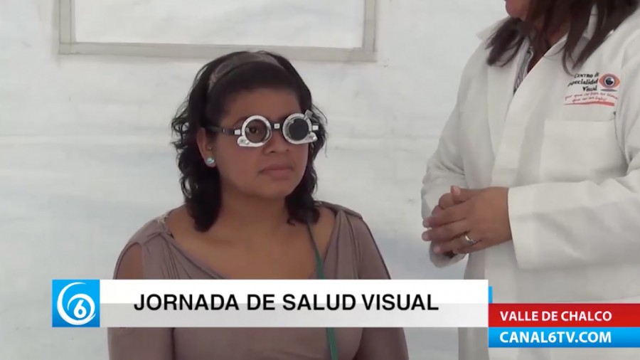 Concluye la jornada de salud visual en Valle de Chalco