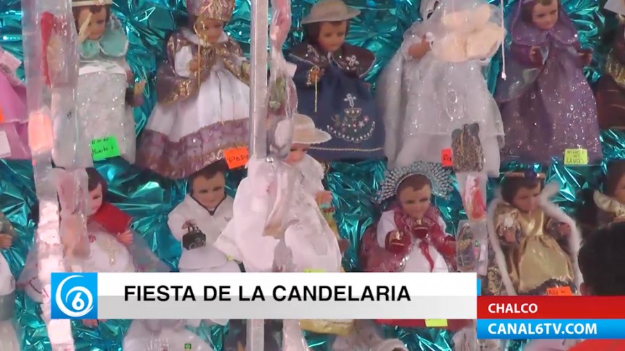 Festejan el Día de la Candelaria en Chalco