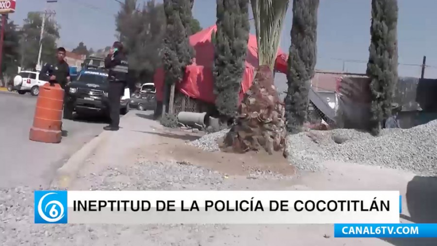 Deficiencias de la policía del municipio de Cocotitlán