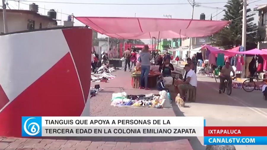 El tianguis de las chácharas en la colonia Ampliación Emiliano Zapata