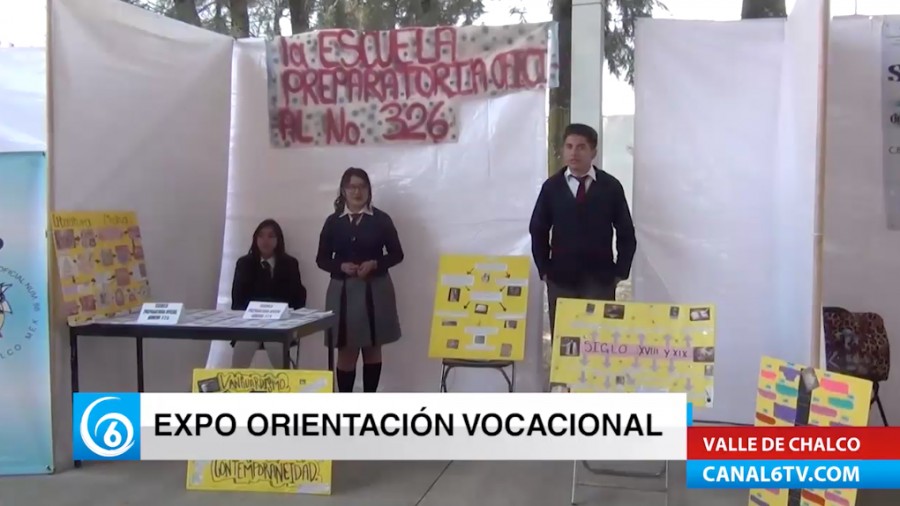 Realizan expo orientación vocacional en Valle de Chalco