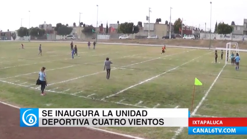 Inauguración del deportivo de la U.H. Cuatro Vientos